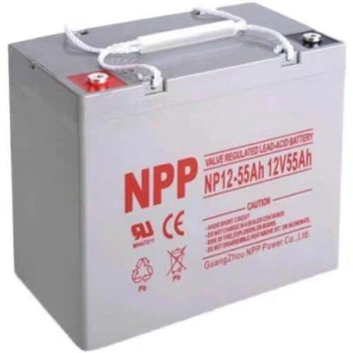 耐普12V55AHNPP耐普蓄电池