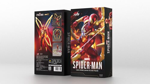 包邮正品保障专柜同款中动玩具漫威十周年系列蜘蛛侠钢铁战衣可动