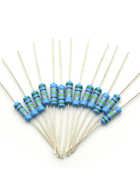 全新 胆机电子管DIY 台湾生产金属膜电阻 2W两瓦 电阻 纯铜脚