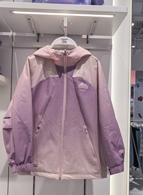 斯凯奇儿童2026春季新款女童时尚百搭运动休闲运动外套P126G022