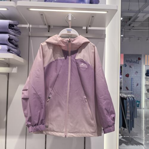 斯凯奇儿童2026春季新款女童时尚百搭运动休闲运动外套P126G022