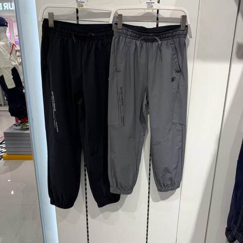 斯凯奇儿童2026秋季新款男童时尚百搭运动休闲长裤P326B012