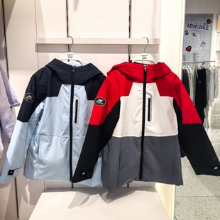 梭织外套 男童中长款 羽绒服外套P425B043 新款 斯凯奇儿童25冬季