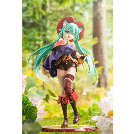 【正品全新】miku初音未来 穿靴子的猫童话仙境景品手办