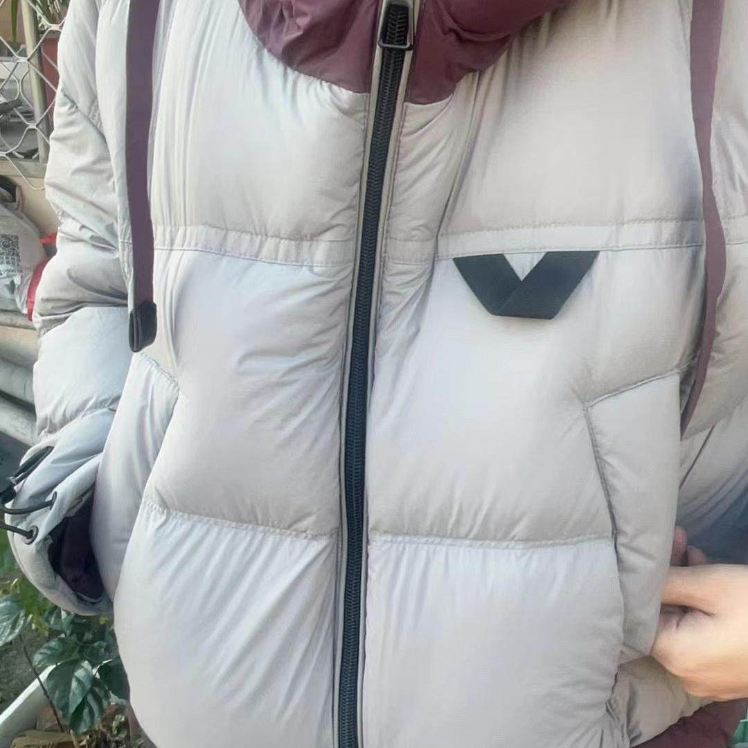 拼接撞色连帽90白鸭绒加厚短款羽绒服女2024冬季宽松小个子外套潮,女装/女士精品,羽绒服,淘宝优惠券,粉丝福利购,淘宝优惠卷