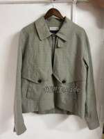 Self-developed kiko kostadinov23ss limited edition custom-woven fabric deconstructed jacket thumbnail 2