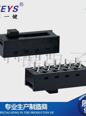 SS-24N02电吹风机开关配件推制 十10脚4档冷热风拨动开关发廊专用