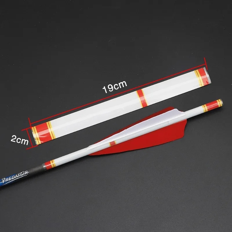 热缩贴箭杆热缩贴6.2内径箭杆通用热缩贴纸防水射箭贴DIY热风吹缩