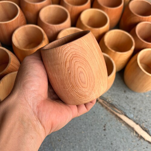 仙品轩红豆杉原木茶杯礼品