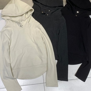 韩版2025秋季新款显瘦德绒连帽卫衣女独特别致立领百搭上衣