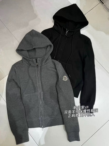 韩伊hanyi正品25冬款设计感羊绒拉链保暖外套女百搭洋气上衣女潮