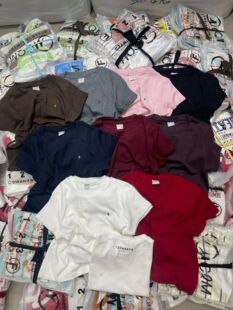 MCQM FG 夏季26简约英文字母刺绣圆领小板型短袖T恤女 上衣潮