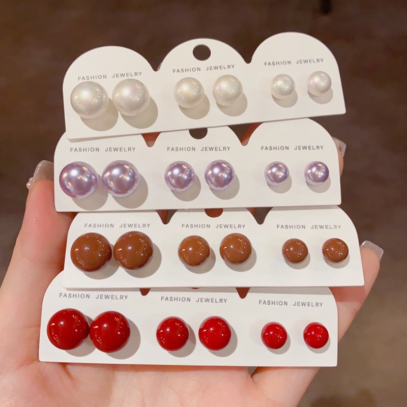 UNBOX手作夸张几何耳环度假风耳坠简约百搭日常款