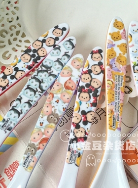 卡通tsumtsum米妮唐老鸭维尼熊可爱创意密胺小宝宝儿童喂饭勺调羹