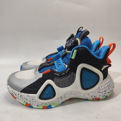 安踏儿童魔瞳篮球鞋男大童秋冬季新款旋转扭扣运动鞋312341120