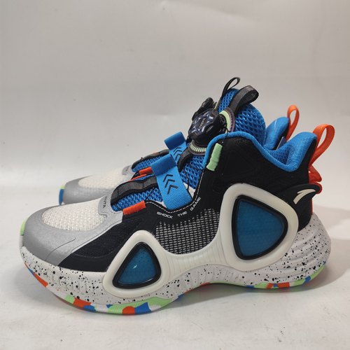 安踏儿童魔瞳篮球鞋男大童秋冬季新款旋转扭扣运动鞋312341120