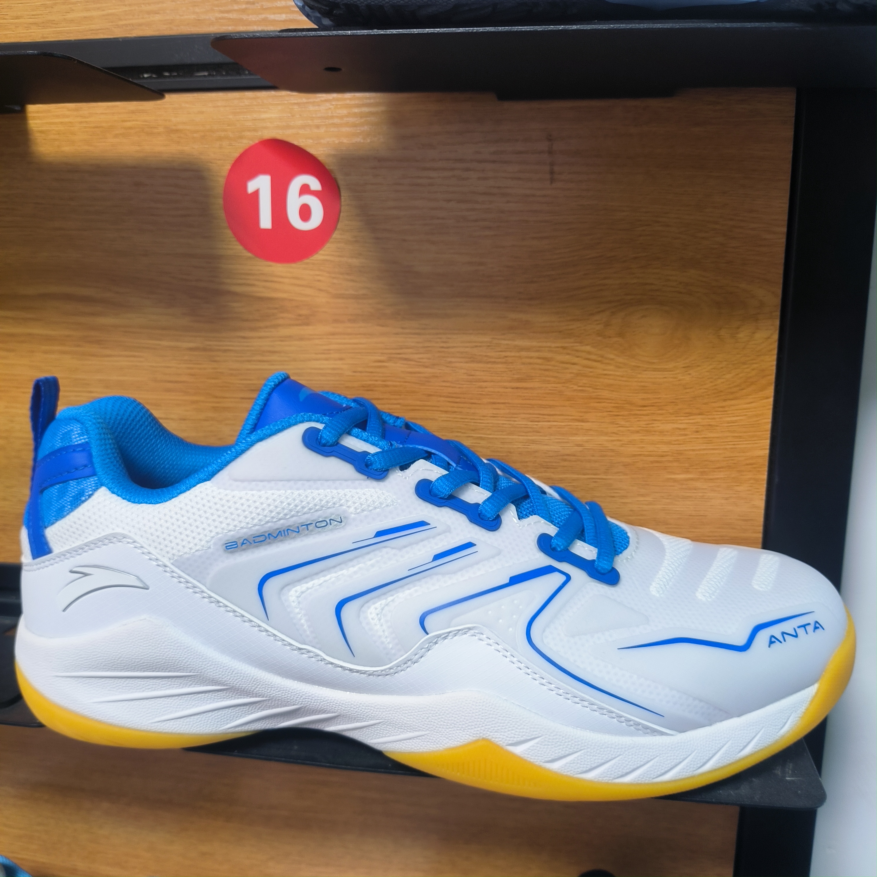 安踏羽毛球鞋男款训练鞋减震透气专业学生乒乓球鞋912353301-3