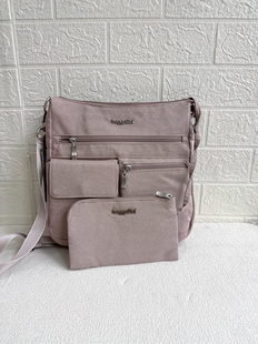 外贸尾货出口美国baggallini男女单肩包防水尼龙布多层拉链斜挎包