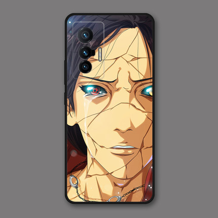 适用vivoX70/x60/x70pro+/s10pro/s9e硅胶火影忍者宇智波斑手机壳