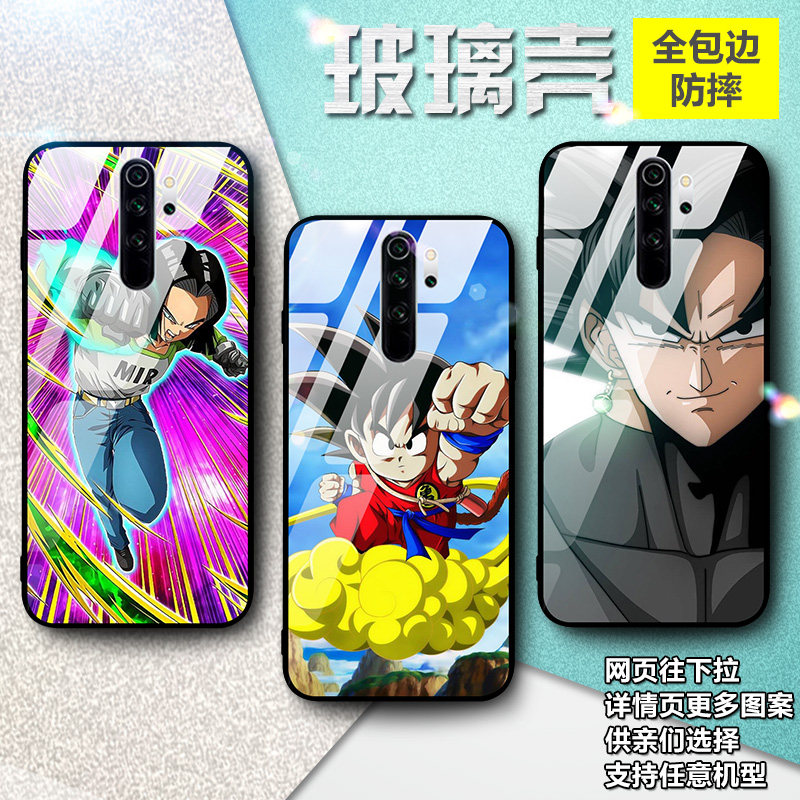 红适用于米k30壳手机可爱型k20redmi7a七龙珠note8pro玻璃5a6a5pl