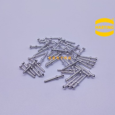 harting 16A 镀银插针 09330006106 3mm²公针 Han E 哈丁 冷压针