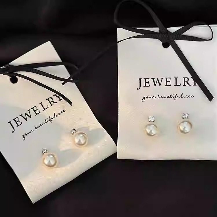 s925银针珍珠耳钉女2024年新款爆款气质名媛风耳环轻奢高级感耳饰