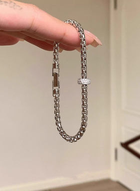 中古清冷感葡萄藤手链女轻奢小众