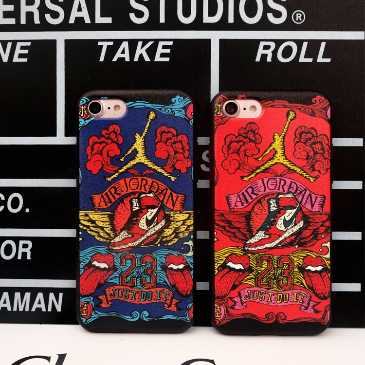 欧美飞人乔丹插画iPhone7手机壳苹果6s保护套7plus外壳全包软壳潮在类目 3C数码配件, 手机配件, 手机保护套/壳中 - 来自Buy2taobao.com提供专业的淘宝代购服务