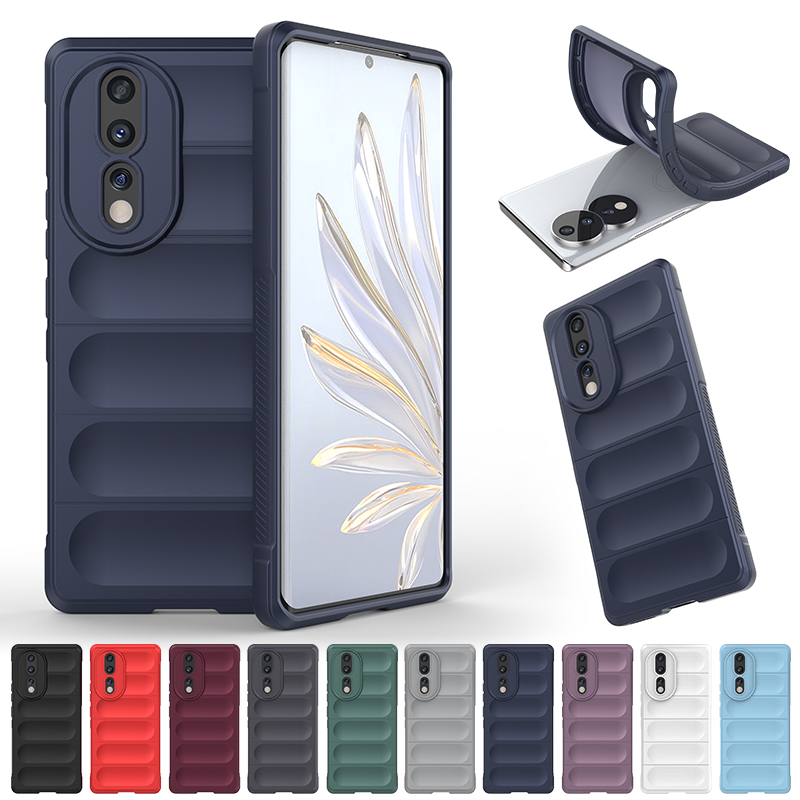 荣耀80手机壳液态硅胶保护套全包