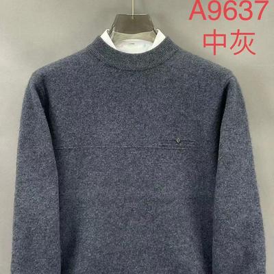 2024秋冬新款男士圆领针织衫