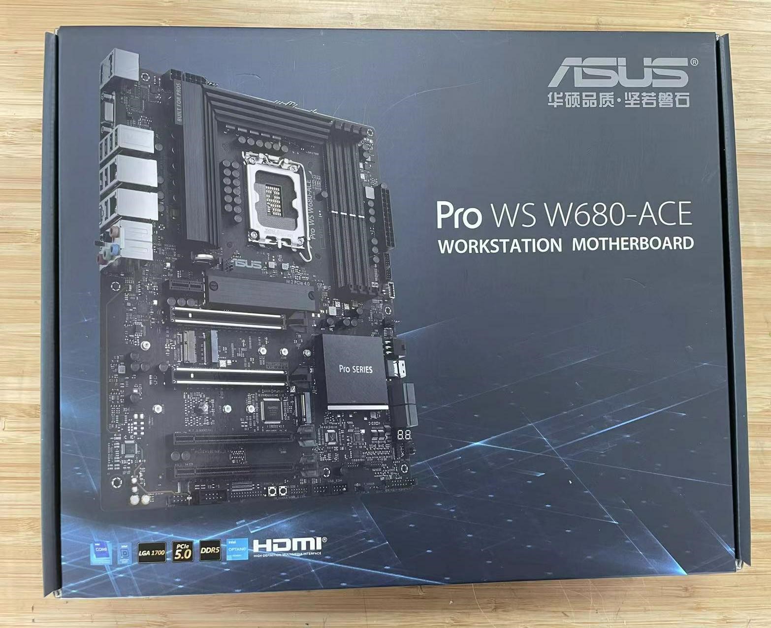 华硕/ASUS Pro WS W680 ACE  工作站主板 12代酷睿 13代14900KS 电脑硬件/显示器/电脑周边 主板 原图主图