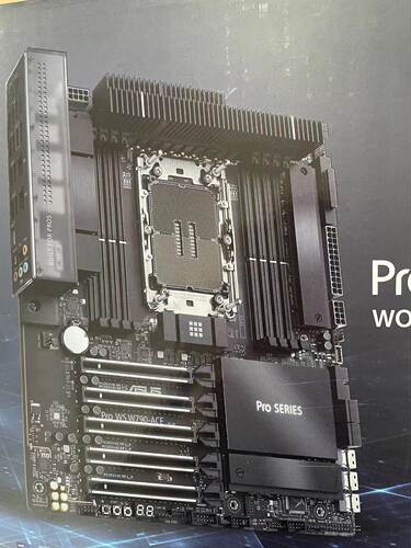 Asus/华硕至强工作站主板W790