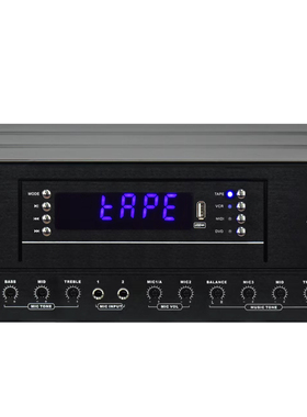 华仙峰PK-2018峰值功率400wx2支持蓝牙U盘KTV音响套装