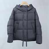 355泡芙感羽绒服女短款 冬新款 90白鸭绒加厚保暖小个子宽松连帽