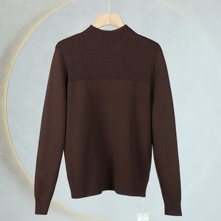 539冬季 一体绒加厚半高领洋气纯色直筒针织打底上衣 新款