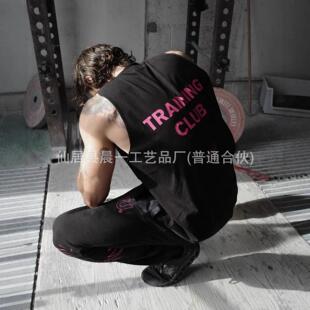 UVU罗纹背心修身透气欧美明星同款UKDRIPDRILL街头潮流美式