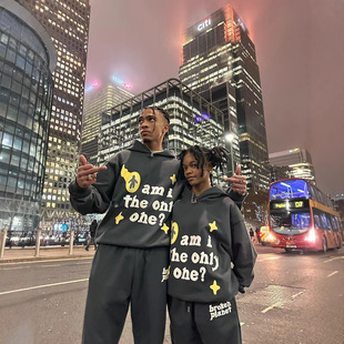 bpm 刺绣印花长裤子broken planet潮牌质量嘻哈说唱街头运动裤