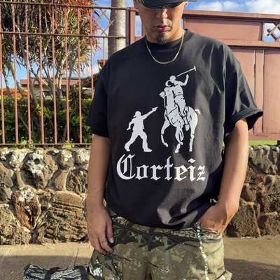 Corteiz 恶魔岛 足球速干上衣球衣字母印花短袖T恤 jack boys tee