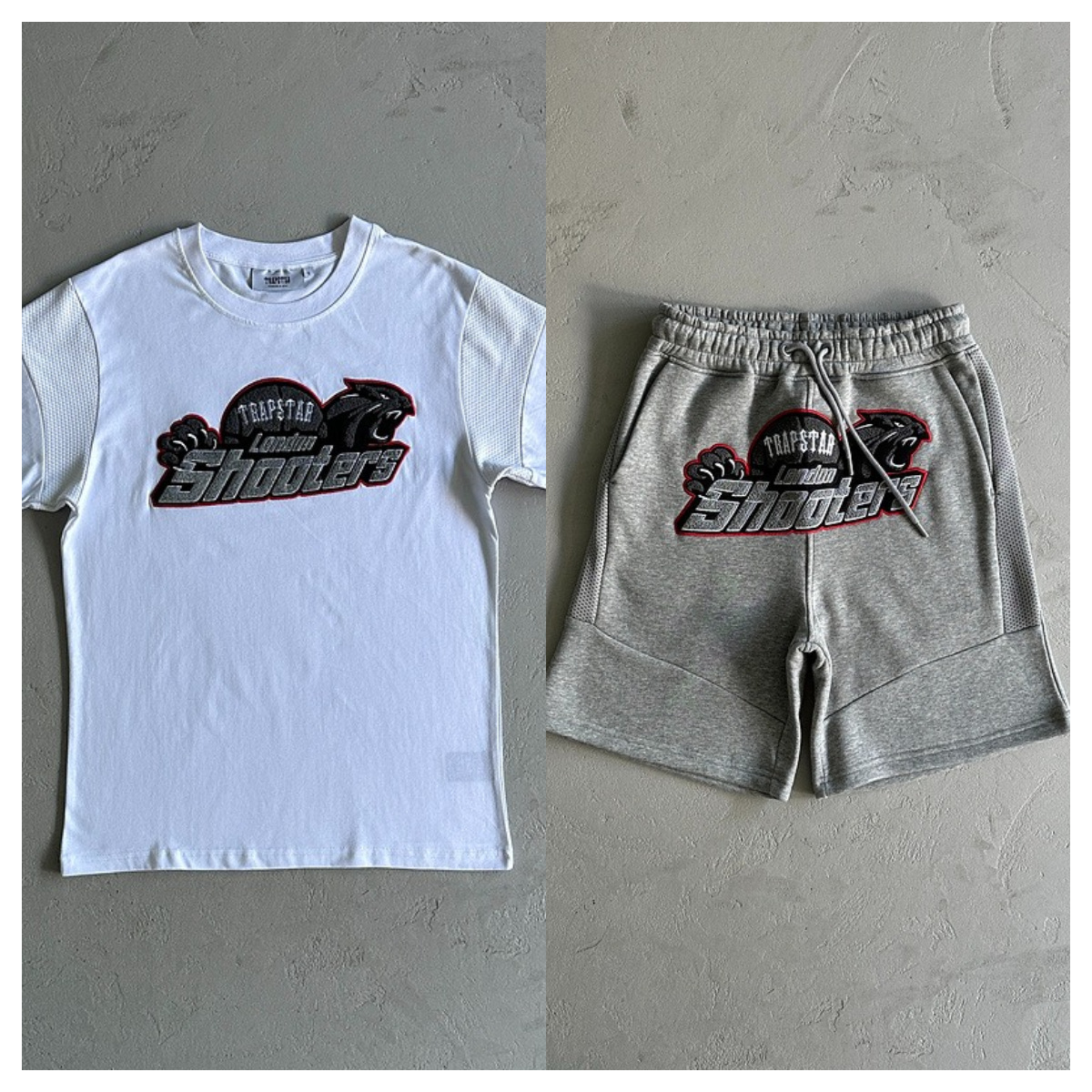 Trapstar短袖T恤短裤套装男士品质潮牌shooters short set