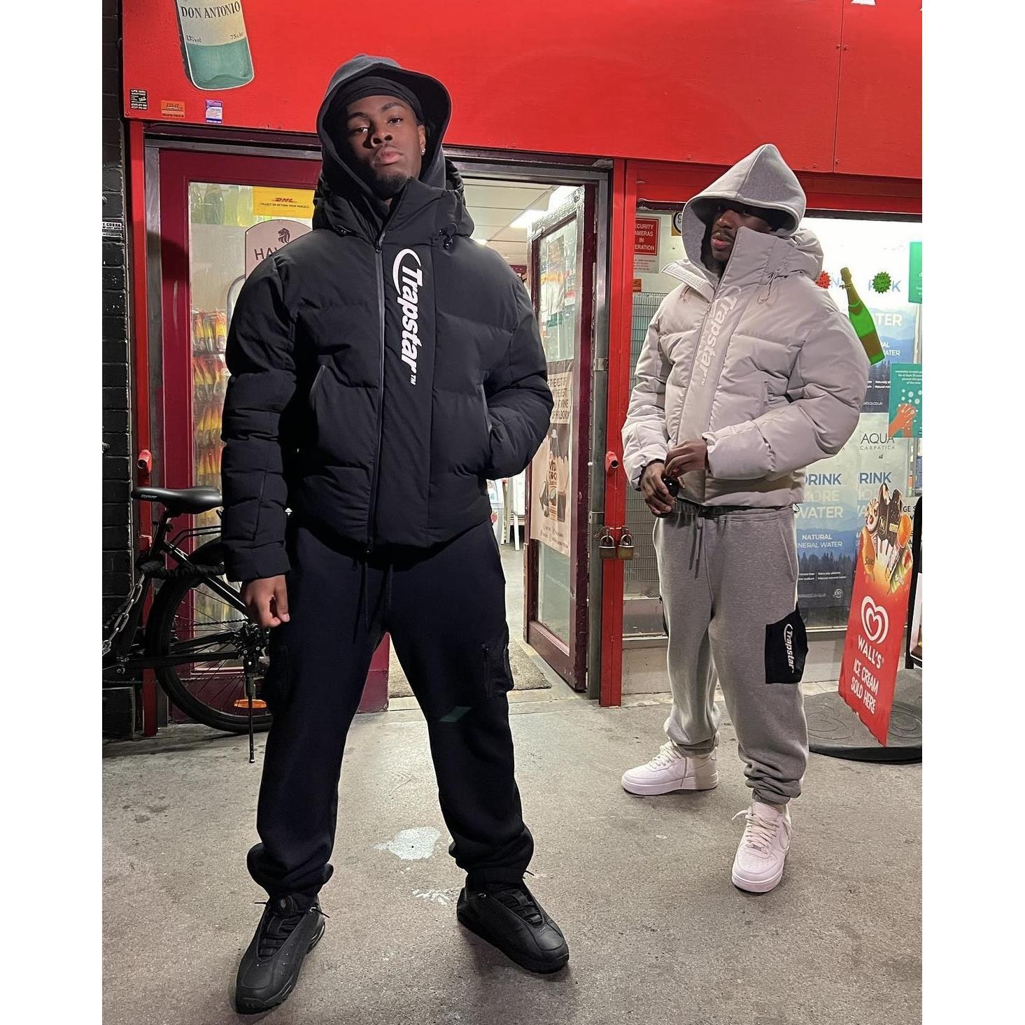 Trapstar羽绒棉服欧美保暖明星同款UKDRIPDRILL说唱嘻哈街头透气