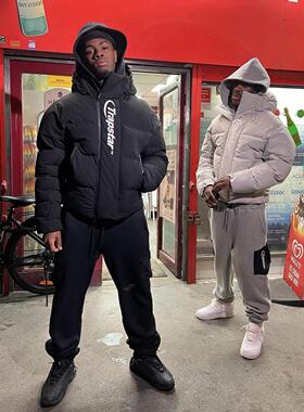 Trapstar羽绒棉服欧美保暖明星同款UKDRIPDRILL说唱嘻哈街头透气