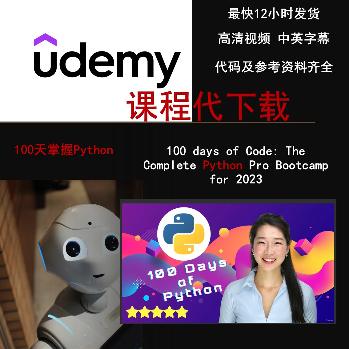 100Days ofCode theComplete Python Pro Bootcamp课程python教程