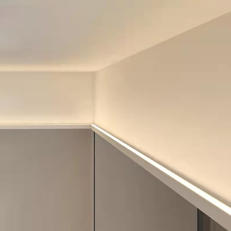 单侧线条灯悬浮吊顶回光反光灯槽智能线形灯双眼皮边吊氛围洗墙灯,家装灯饰光源,室内LED灯带,淘宝优惠券,粉丝福利购,淘宝优惠卷