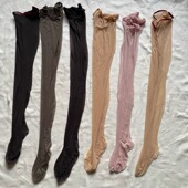 8mm极窄边1D超薄低腰无缝裆丝袜360度无痕美腿连裤 袜大码 柔软丝滑