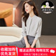 杭州气质真丝纯色衬衫 女春夏季 高端减龄显瘦上衣设计感桑蚕丝衬衣