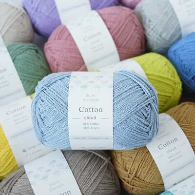 圆股空心棉纱线纯棉包包帽子钩织