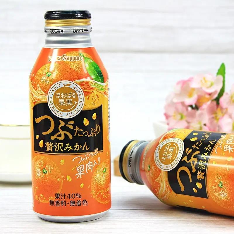 佳日本进口K三佳利POKA百汁橙子汁苹果味雪梨味果HPQ肉果饮料整箱