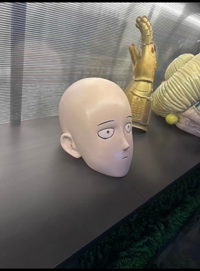 一拳超人琦玉cos头套万圣节道具