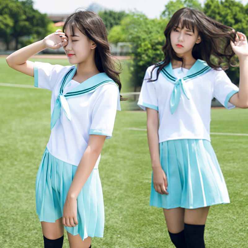 日韩校服夏季 班服 水手服套装 JK学生校服制服 COS演出表演服女券后88.00元