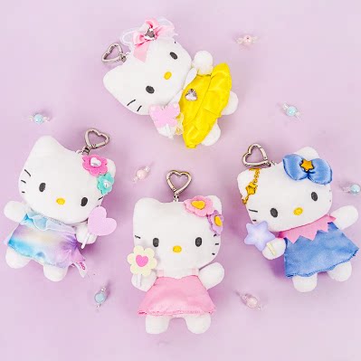 韩版三丽鸥彩色公主裙kitty挂件